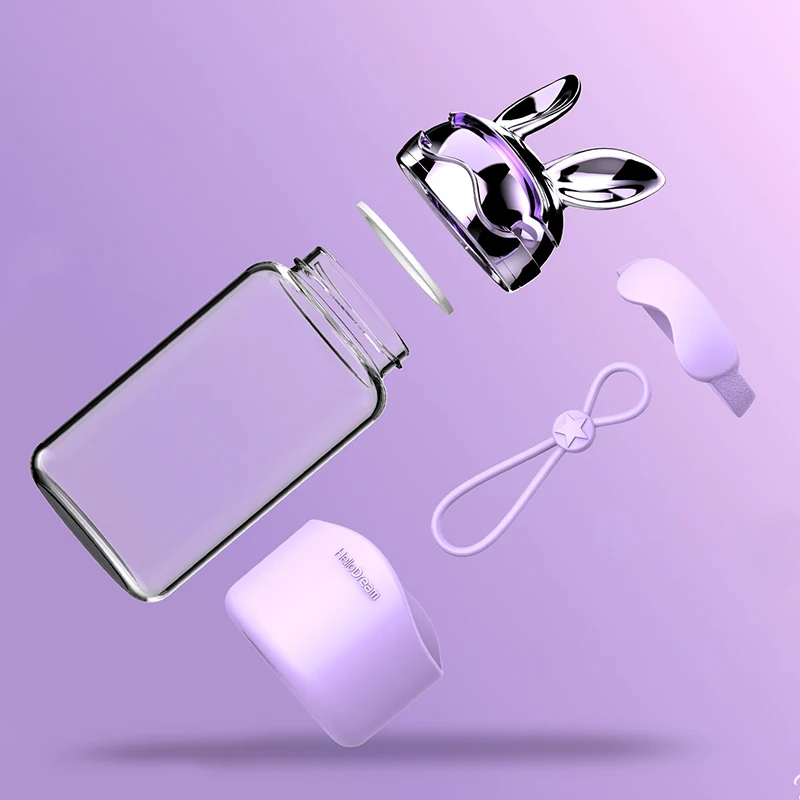 Новая стеклянная бутылка для воды фитнеса и любителей активного отдыха