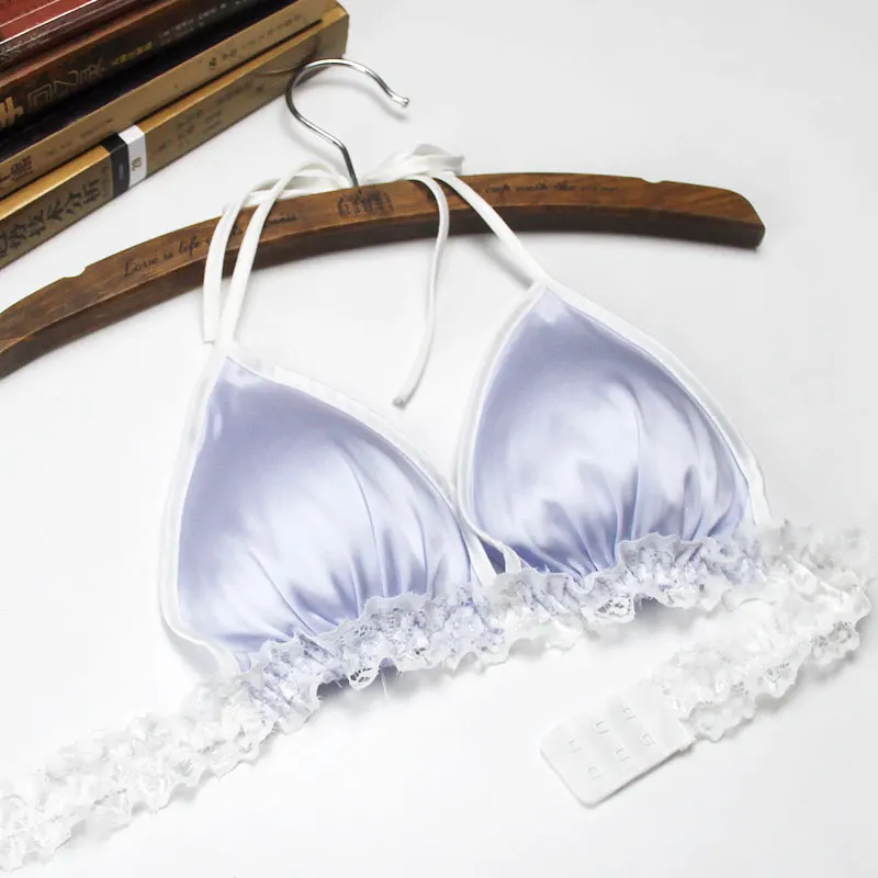 Бюстгальтер из чистого шелка ультратонкий бесшовный двусторонний бюстгальтер с