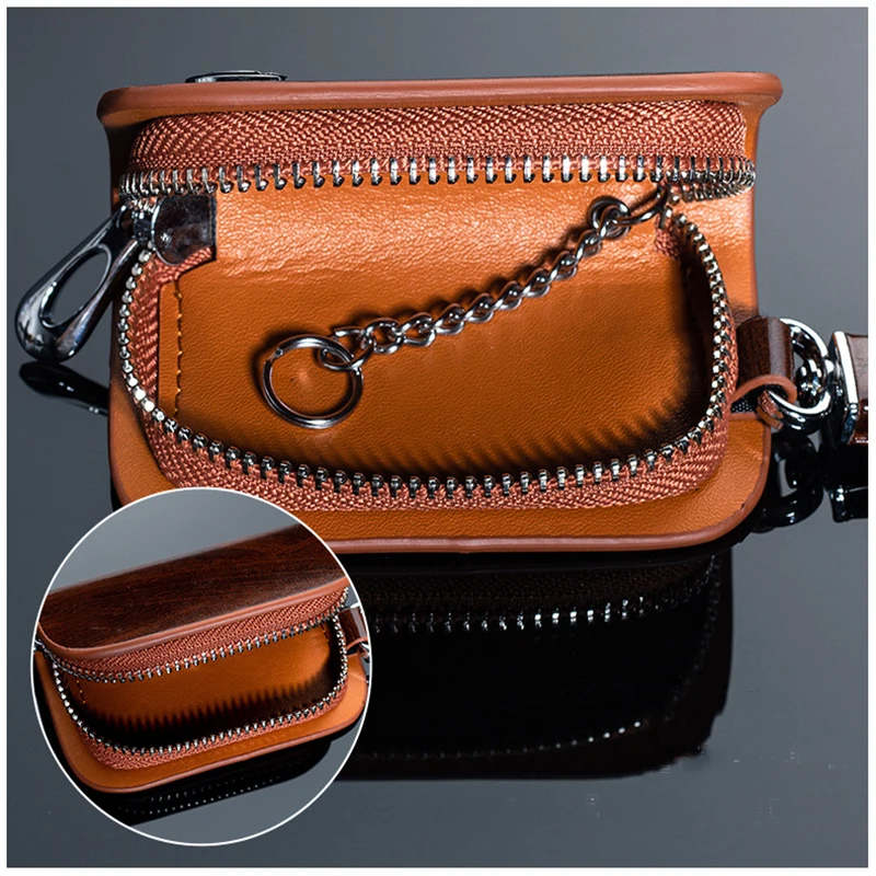 Кожаный чехол для автомобильного ключа с логотипом 2021 MG Bentley Mustang Chevrolet Daihatsu Lincoln