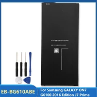 original replacement phone battery eb bg610abe for samsung galaxy on7 g6100 2016 edition j7 prime rechargeable battery 3300mah