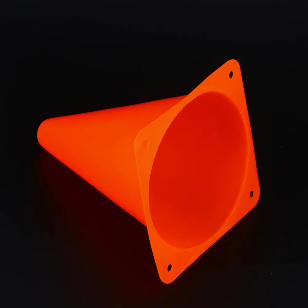 

12 PCS Sport Football Soccer Rugby Training Cones Outdoor Sports Obstacles Barriers for Kids Outdoor Gaming and Activity (Orange