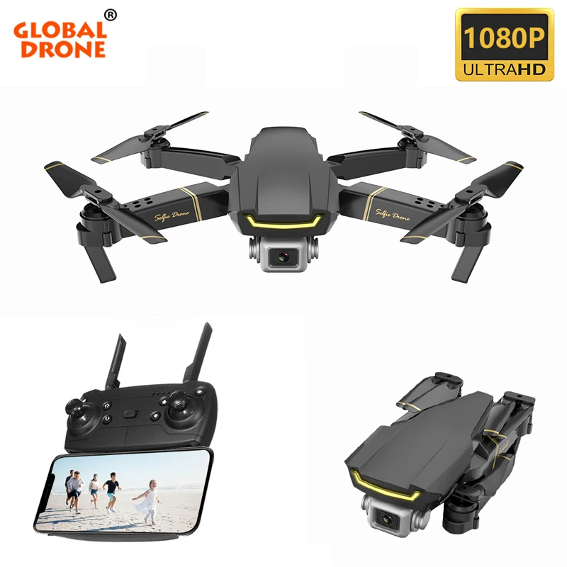 Радиоуправляемый вертолет Дрон 1080P HD широкоугольная камера Wi Fi fpv Глобальный