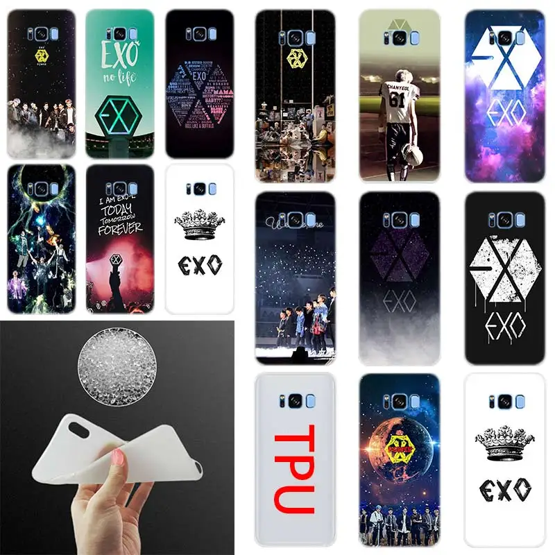 EXO baekhyun Силиконовый ТПУ чехол для телефона Samsung S11 S10 S8 S9 Plus S7 S6 Edge Note 10 9 Funda Etui чехлы