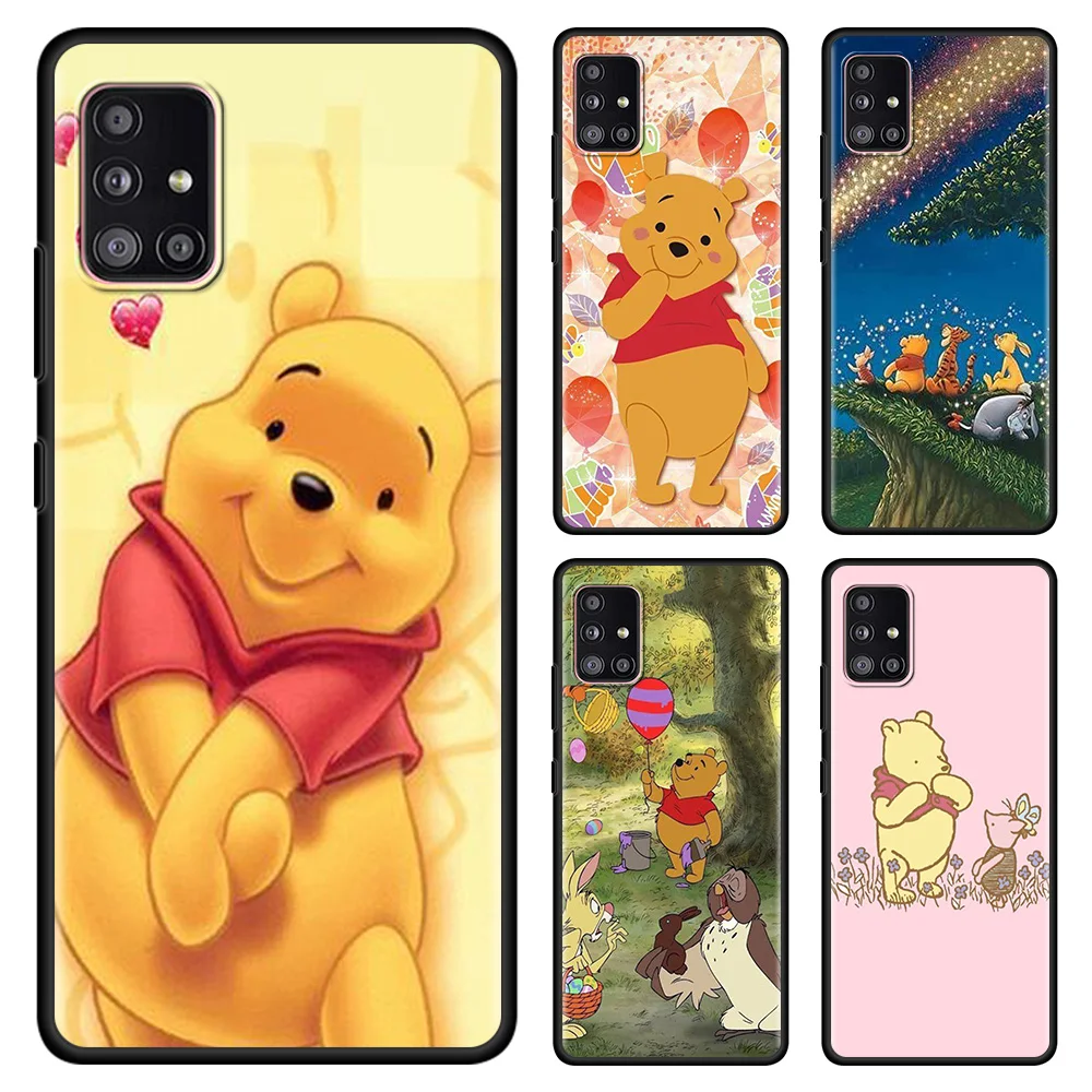 

Disney Winnie the Pooh Case For Samsung Galaxy A03 A12 A21s A31 A13 A32 4G 5G A51 A52 A71 Silicone Fundas Cover