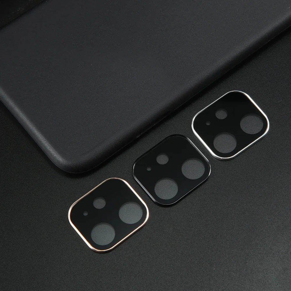 Для iPhone 11 6,1 дюйма Защитная металлическая рамка Полное покрытие стекло сотовый телефон объектив экран Защита от царапин
