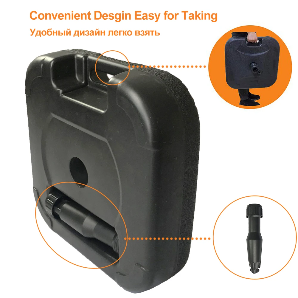 Основа для зонта HooRu квадратная уличная подставка внутреннего дворика 38 мм с