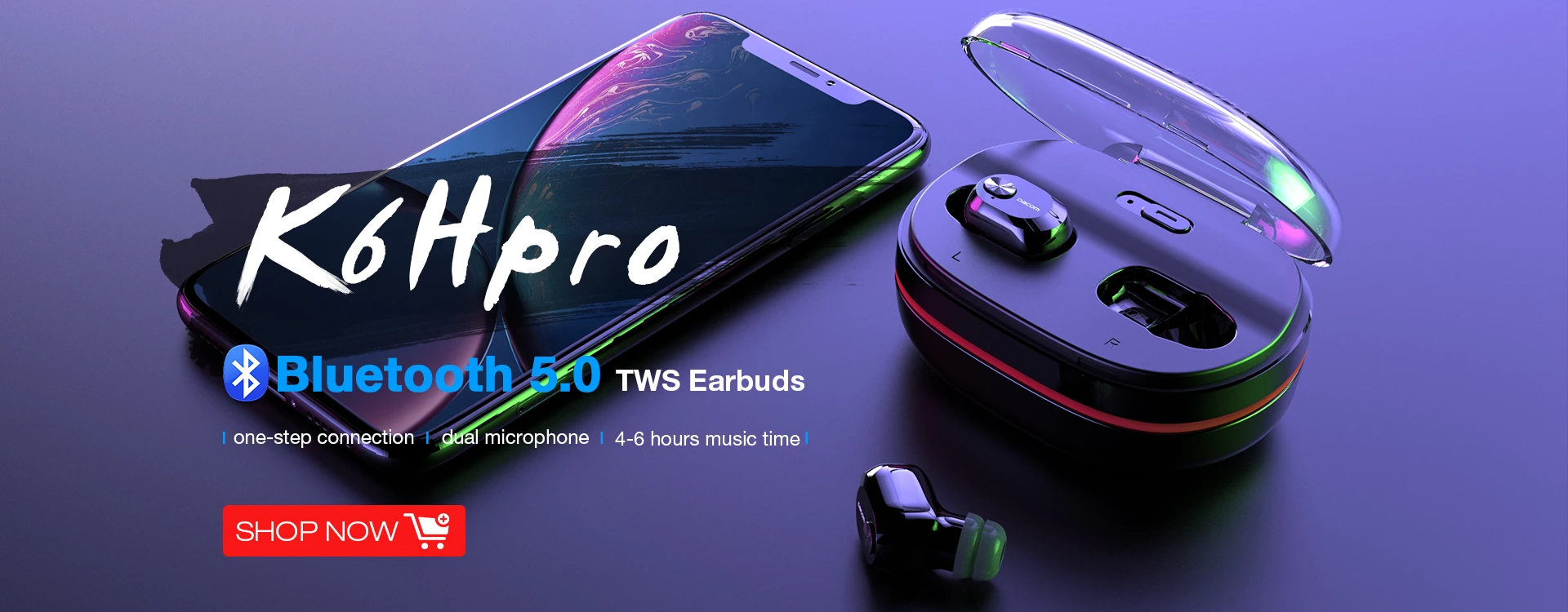 Dacom HF002 наушники Bluetooth наушники беспроводные наушники 5,0 67Hrs наушники с микрофоном для телефонов компьютера