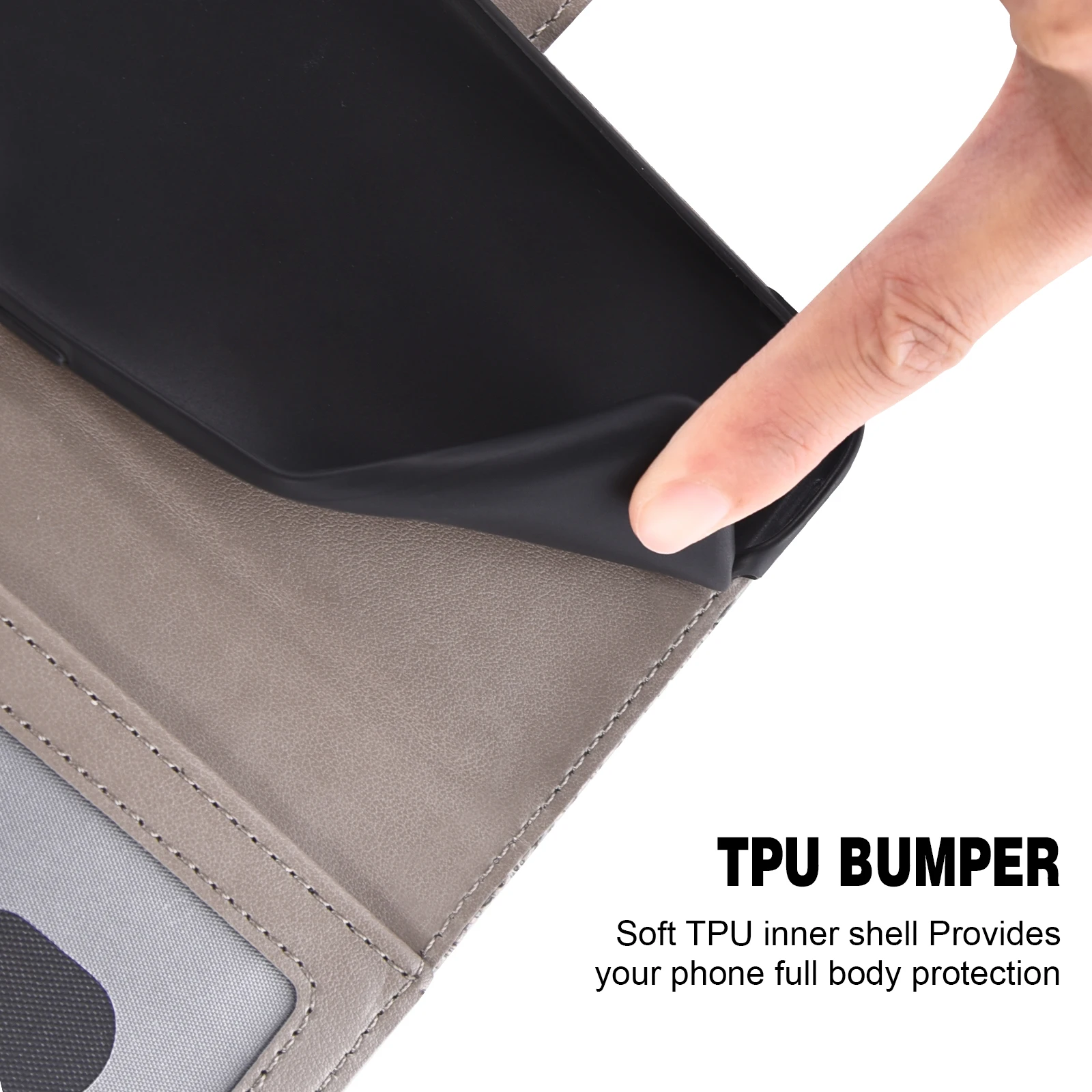 Роскошный кожаный чехол-кошелек с откидной крышкой для телефона Redmi Note 10 9 9s 8 6 5 Pro 7