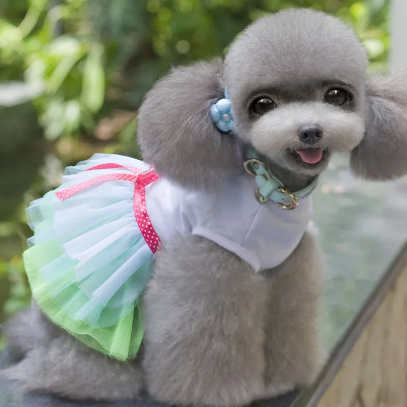 

Юбка для питомца на весну/лето, юбка для собаки с сердечками и губами, платье для собаки, однотонная одежда для питомца, платье, хлопковая мяг...