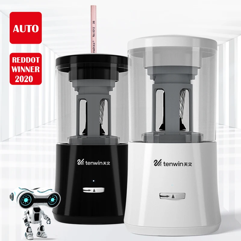 

New Fashion Electric Automatic Pencil Sharpener Heavy Duty Usb Mechanical for Kids School Office Stationery Supplies Gifts