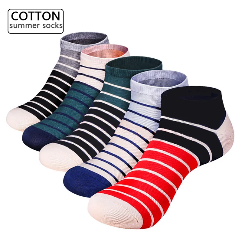 

Летние дышащие мужские носки, 5 пар/лот