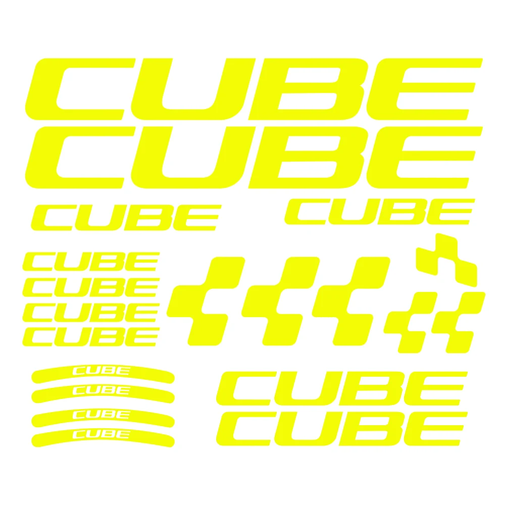 Для CUBE велосипед наклейка s виниловая Рамка Цикл Велосипед тюнинг обод колесная