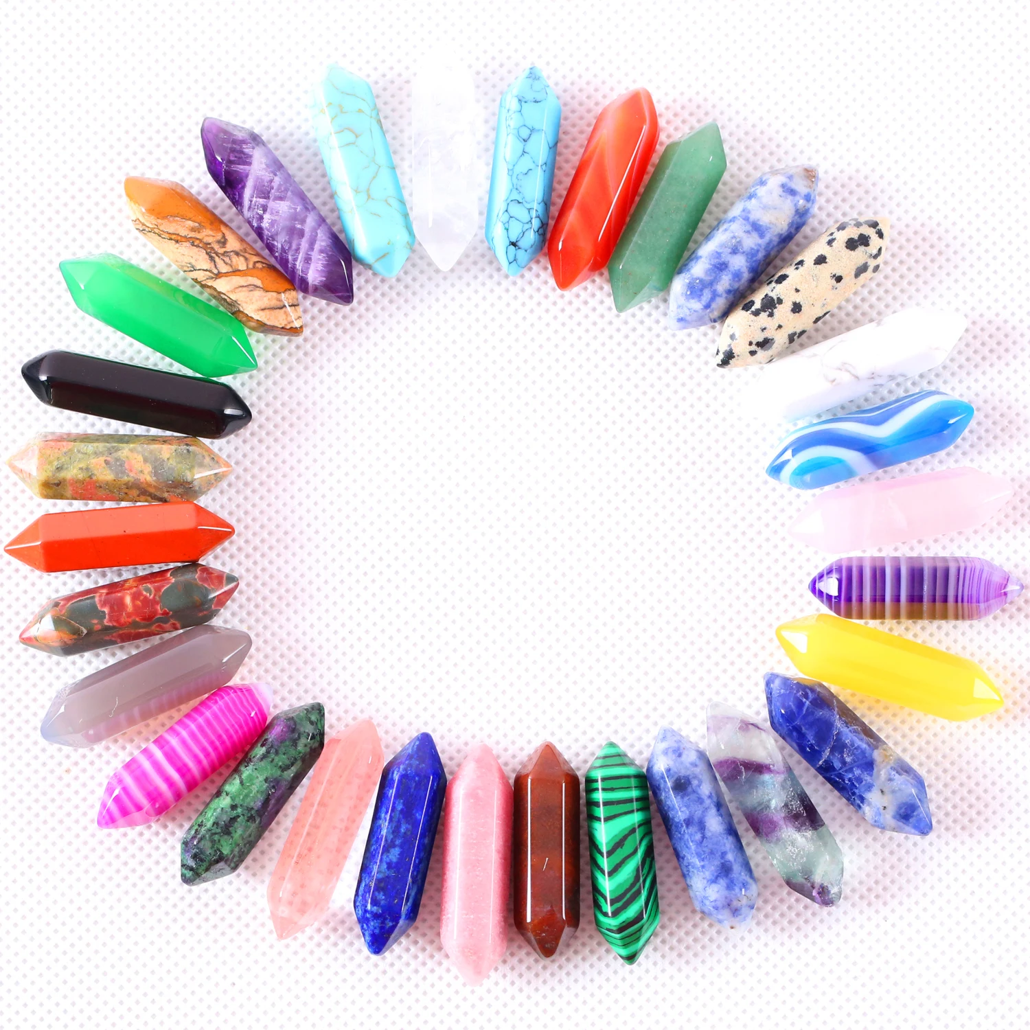 Бусины с натуральными камнями 8x32 мм 5 шт. | Украшения и аксессуары