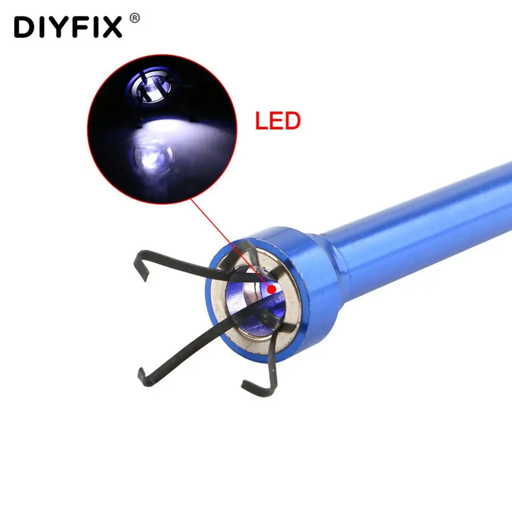 Гибкий 4 кратный удлиненный рыбильник выдвижная лампа LDE мощный железный
