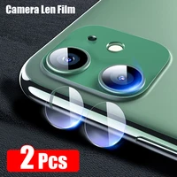 2pcslot camera len glass for iphone 11 12 13 pro max xr xs tempered glass clear back protective film on i phone x s protector