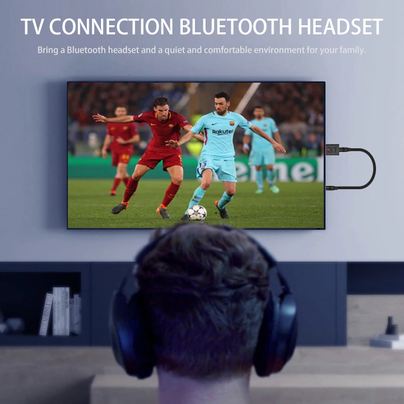 Беспроводной USB Bluetooth приемник 3 в 1 адаптер Dongle 5 мм AUX для ТВ ПК наушники дома