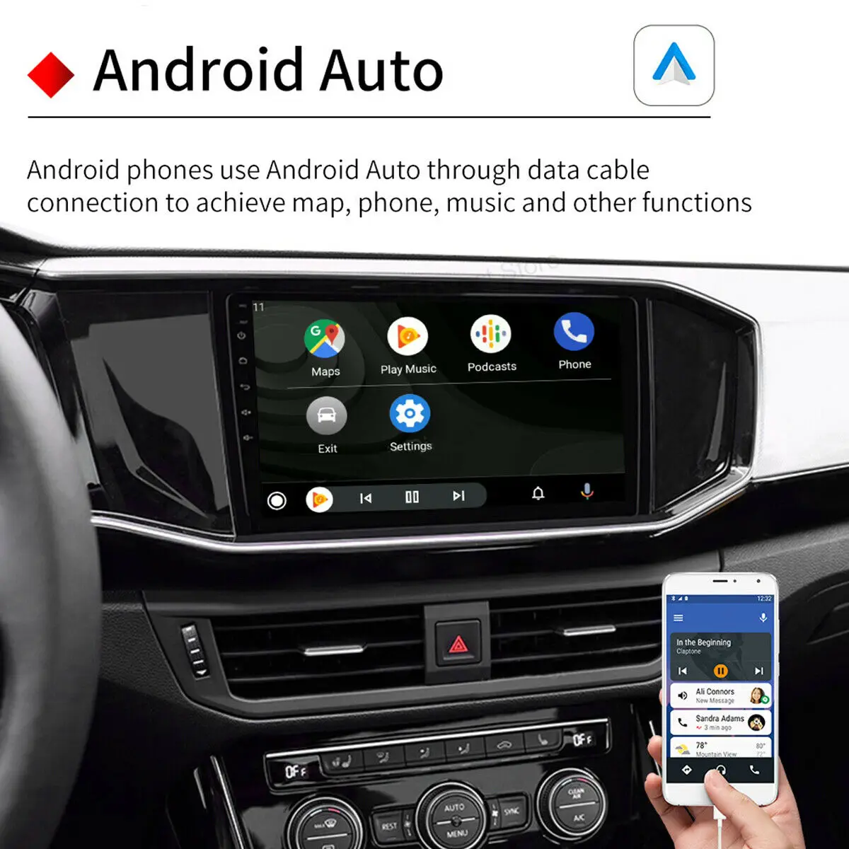 

USB Dongle Adapter Carplay Auto Radio Navi Music Player Black ABS Accesorios Para Auto Car Play Dongle