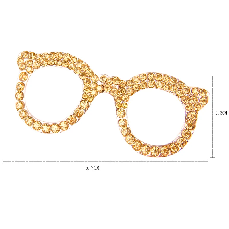 Модные цинковые очки с оправой из сплава солнцезащитные булавки и броши мужской