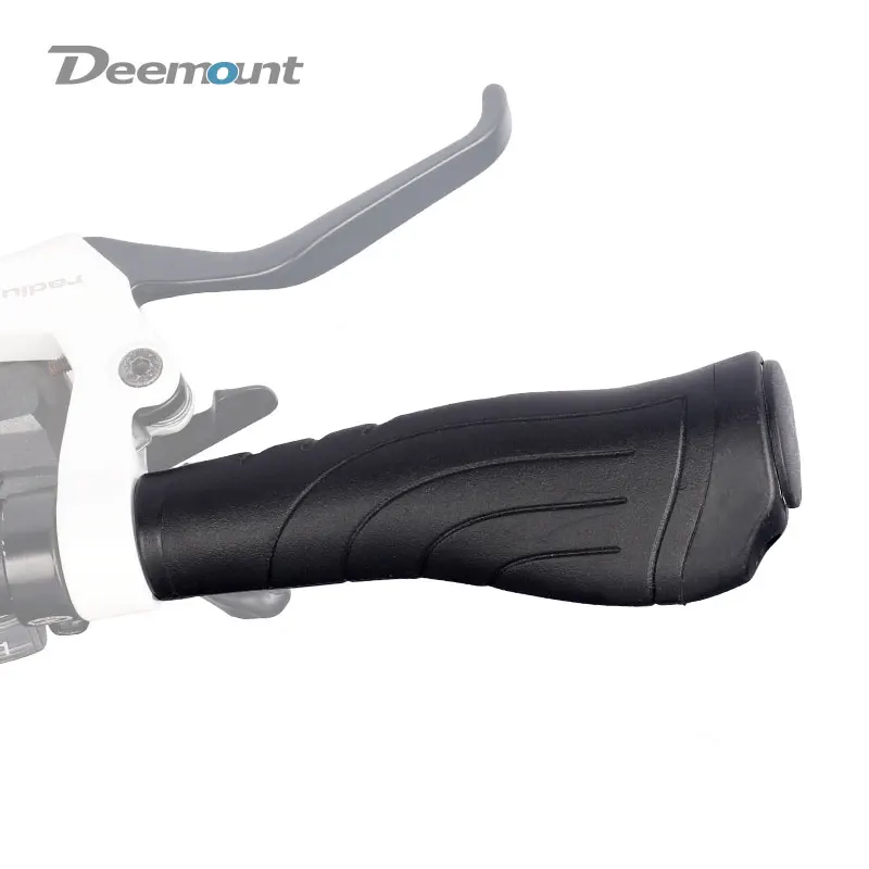 

Deemount Bicycle Grips Long Short 137mm 93mm Handlebar 22.2mm Rubber Casing Sheath Hand Rest Bar End Lock Swivel Handle P8 SP8