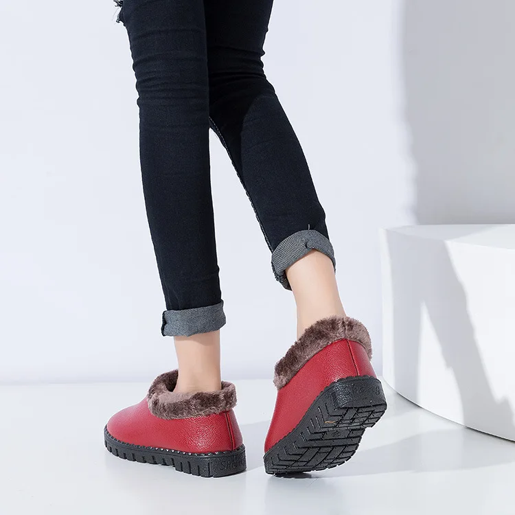 Женские зимние ботинки из натуральной лисьей кожи sdc2 | Обувь