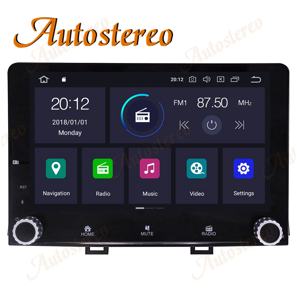 Автомобильный мультимедийный плеер на Android 11 0 4 Гб + 64 ГБ автомобильный