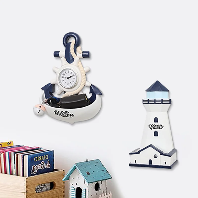 

Durable household products Mediterranean Style Home Decoration Wall Wall Decorations Wall Hanging Nautical Storage Wall Hanging