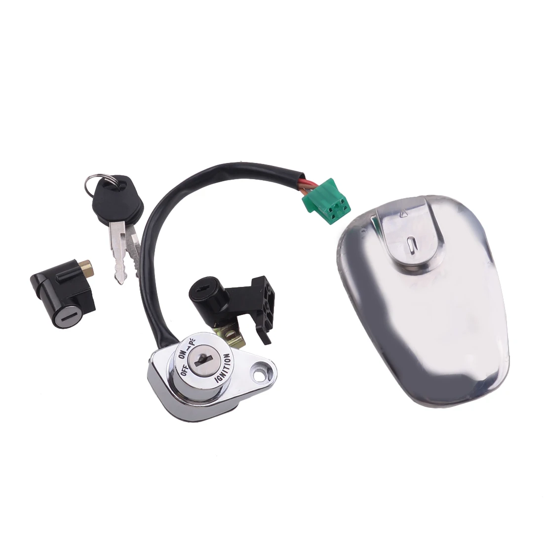 

Ignition Fuel Gas Tank Cap Switch Lock With 2 Key Set Fit For Suzuki VS1400 Intruder 1400 VS800 Boulevard S50 37110-38B03