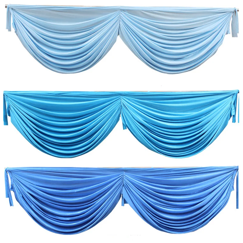 Ледяная шелковая ткань свадебный фон фата украшение для вечеринки церемонии