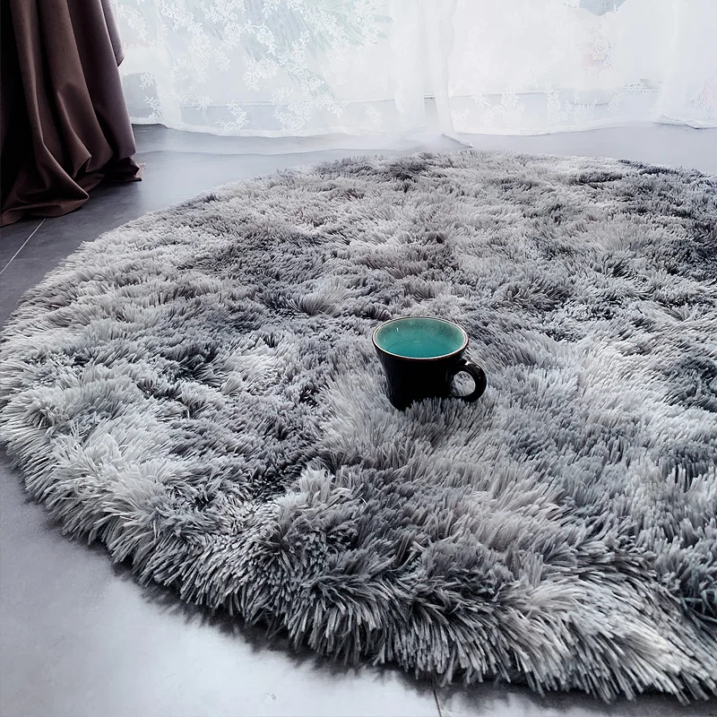 Противоскользящий мягкий 110 см * 160 гостиная/спальня круглый коврик ковер