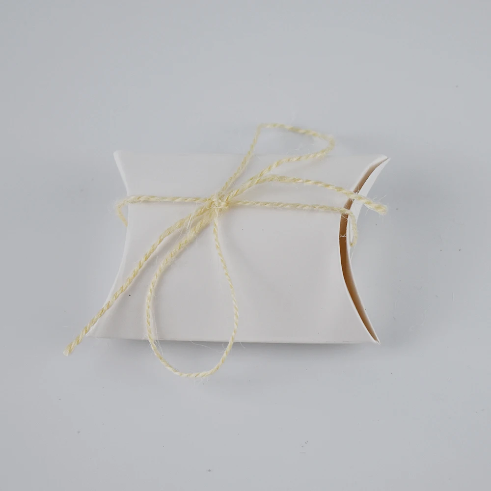 10 шт. крафт Бумага Подушка Форма конфетная коробка Подарочная для свадебных