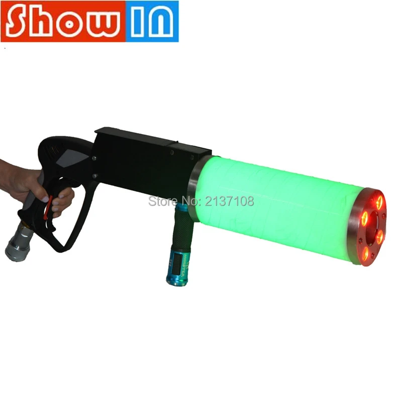 Светодиодный CO2 пистолет-пулемет семи цветов трубки Luce DJ диско вечерние ринка