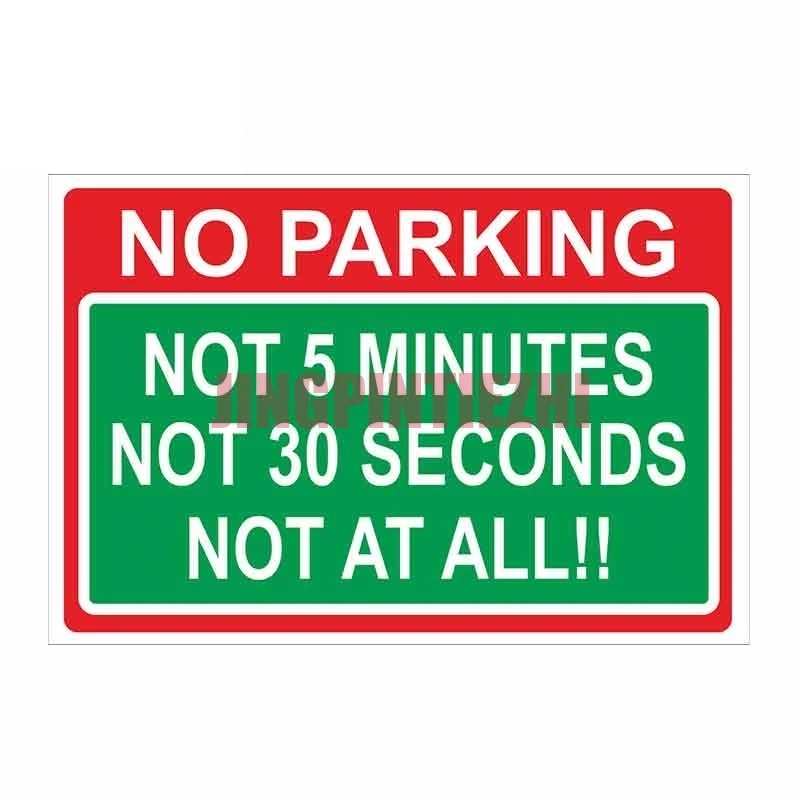 

Индивидуальная наклейка на автомобиль, наклейка без парковки, Шуточный знак, Предупреждение о безопасности, декор для автомобиля, ноутбука, автомобиля, окна, кузова, декоративная наклейка s