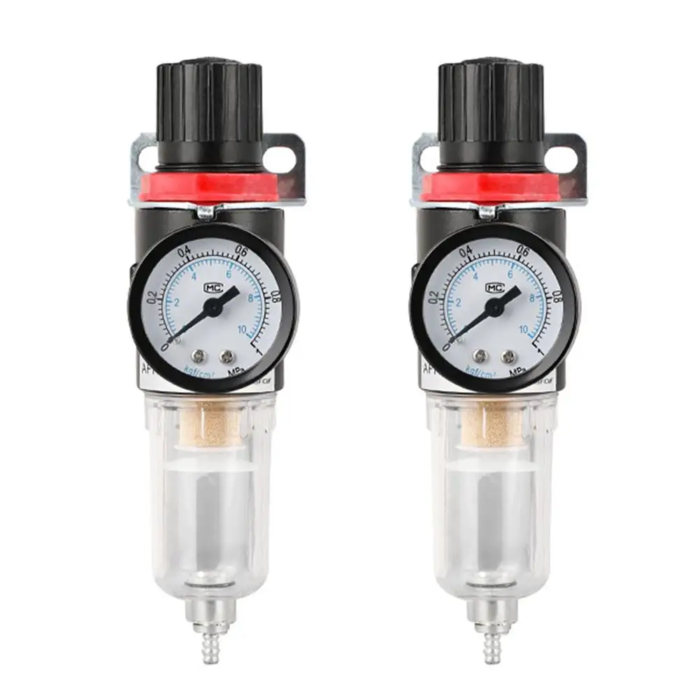 Airbrush Compressor AFC2000 AIR PRESSURE REGULATOR Gauge Water Oil Trap Moisture Filter AFR-2000 Separator |