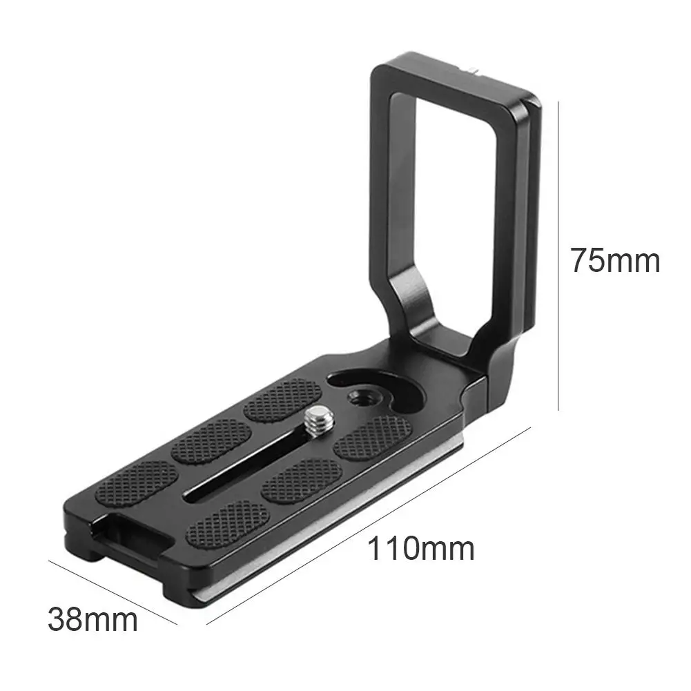 

Universal Vertical Shooting Quick Release L Plate Bracket Grip for DSLR Camera Compatible with ARCA-SWISS RRS KIRK