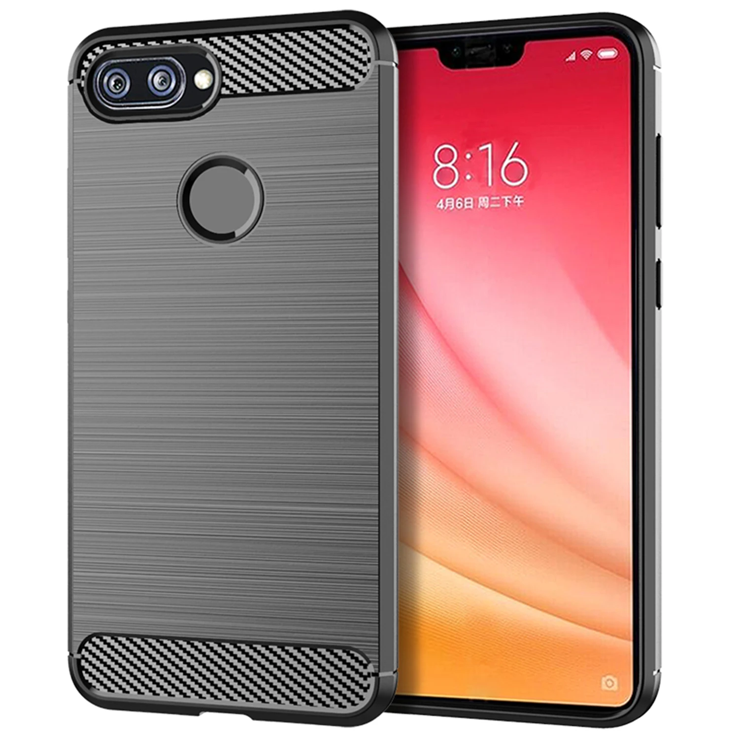Чехол SRHE для Xiaomi mi 8 Lite Силиконовый прочный защитный чехол мягкая задняя крышка Pro
