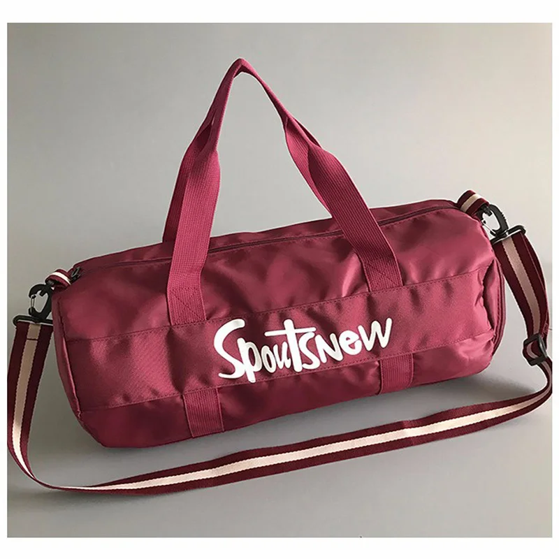 

2019 latest design European and American models yoga bag dry and wet separation fitness bag city backpack sports bag