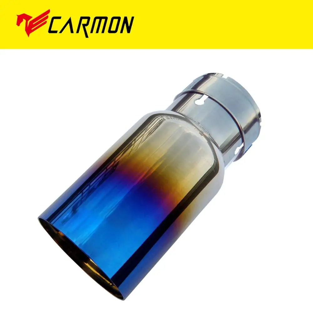 Автомобильная универсальная выхлопная труба из нержавеющей стали с логотипом M