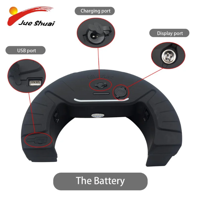 Электрический велосипедный двигатель литиевая батарея 36 В с USB