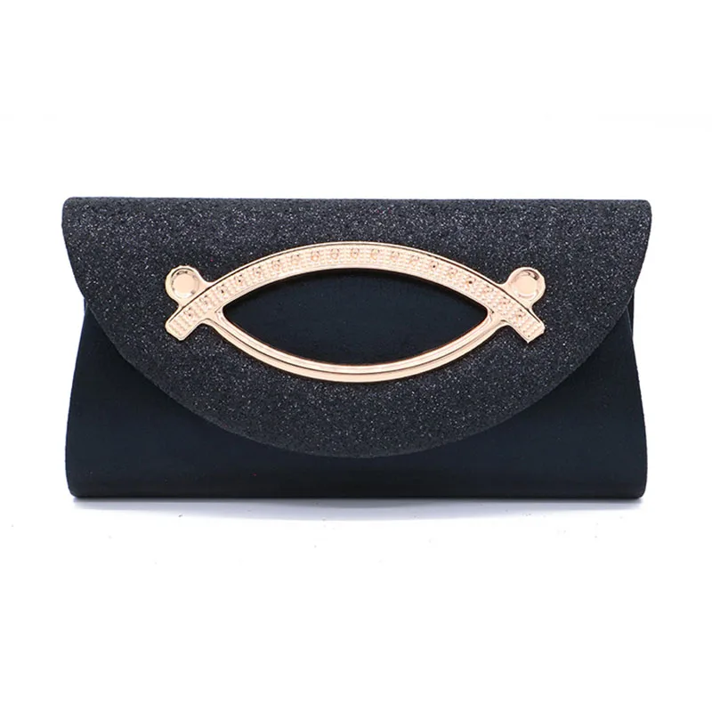 Fashion Shiny Clutch bag For Women Large Capacity Purse Ladies Banquet Party Evening Bag Chain Small Shoulder Crossbody Handbag