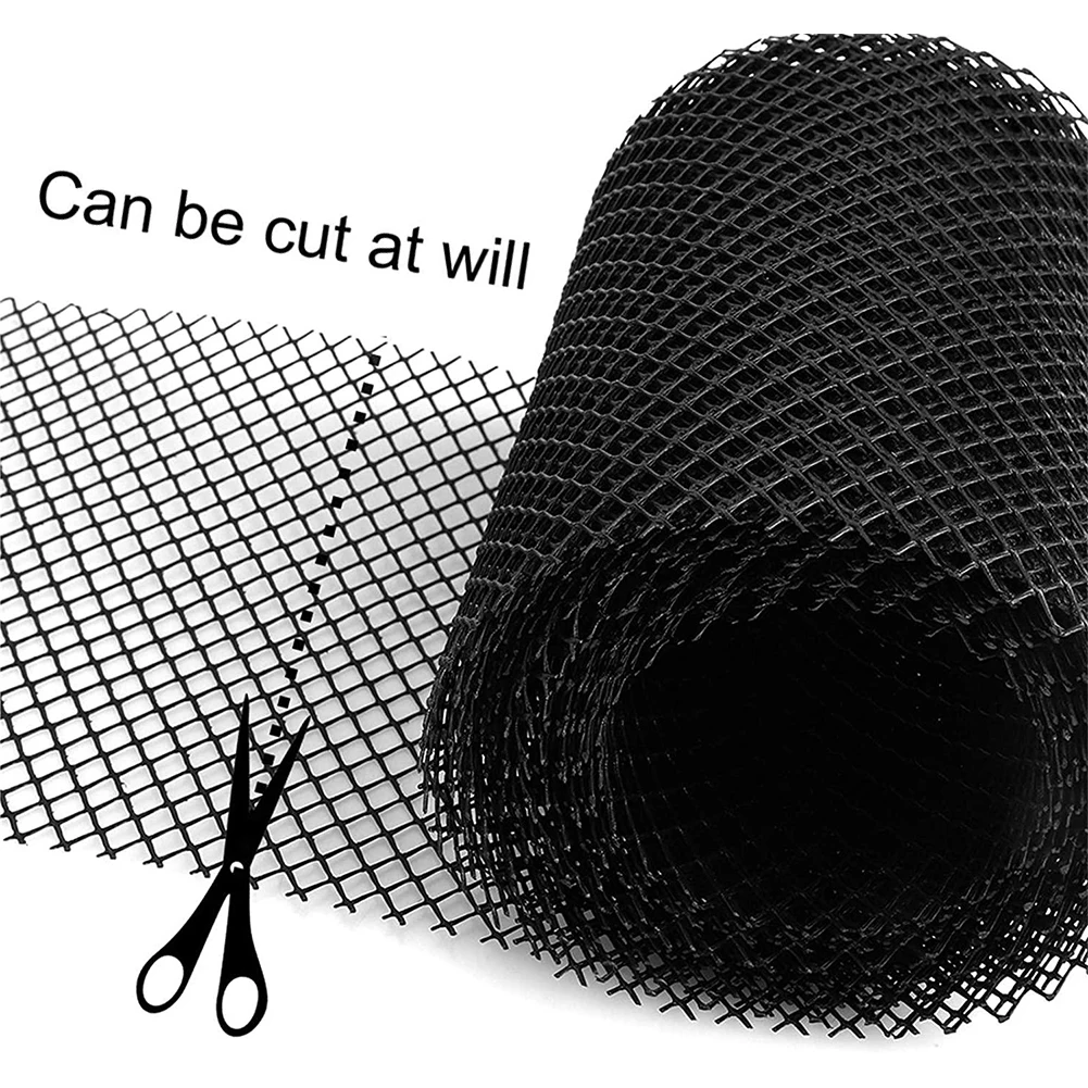 

With Stakes Stops Leaves Anti Clogging Mesh Cover Balcony Easy Install Gutter Guard Flexible Drain Reduce Overflow Cleaning Tool