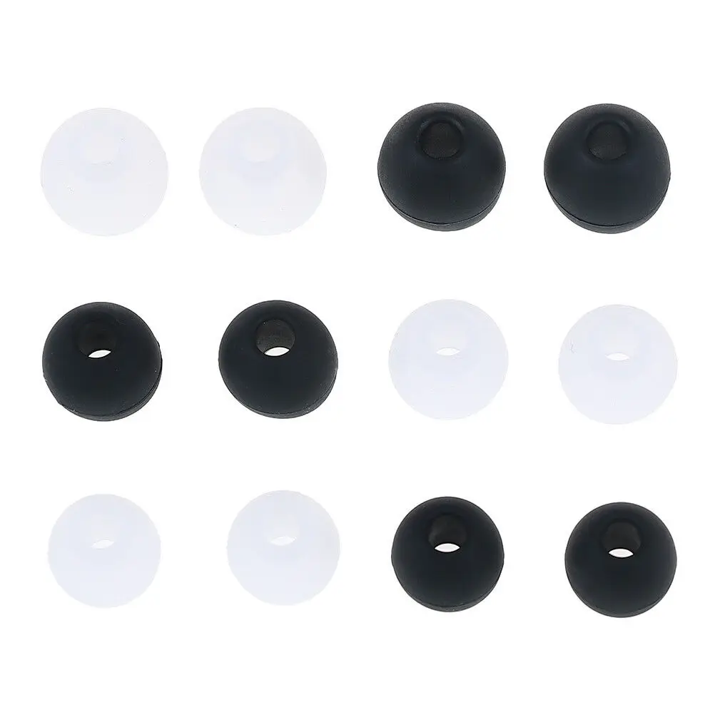 6 Pairs/2*(S+M+L) Universal in-ear Earphone Headphoe Earbuds Silicone Rubber | Электроника