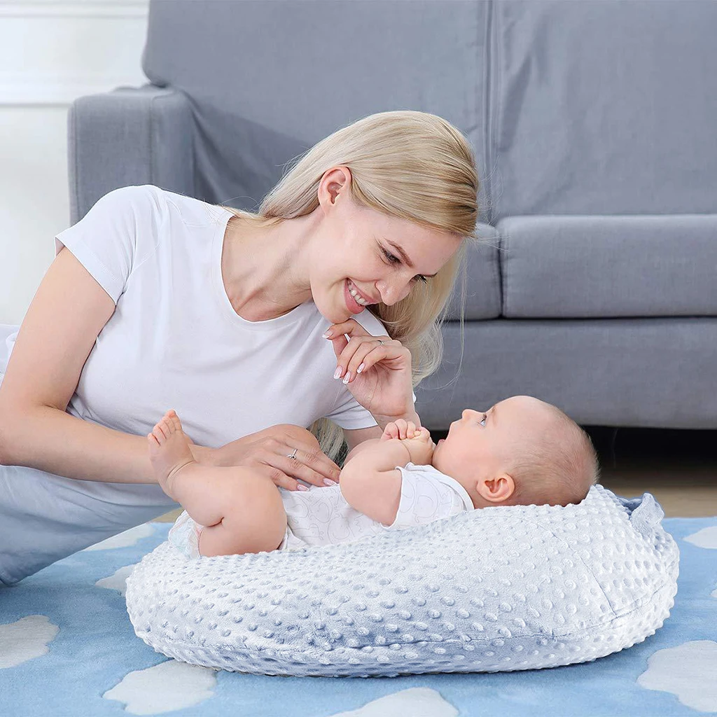 

Breathable Baby Lounger Pillow Cover Quality Newborn Crib Cushion Slipcover