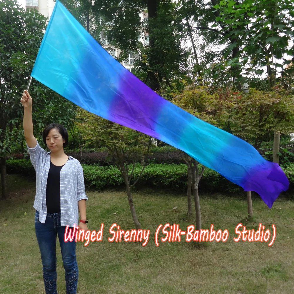 1 шт. 2 5 м * 0 (98 &quot* 22&quot) 6 мм habotai Шелковый флаг/баннер акриловый стержень|flags flags|banner