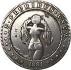 Хобо никель 1881-CC, США, доллар Моргана, монета, Тип 80