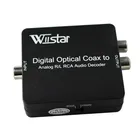 Цифровой в аналоговый аудио конвертер для декодера Dolby оптический до 3,5 мм оптический выход в RCA DTS DAC декодирующий преобразователь ОптическийSPDIF