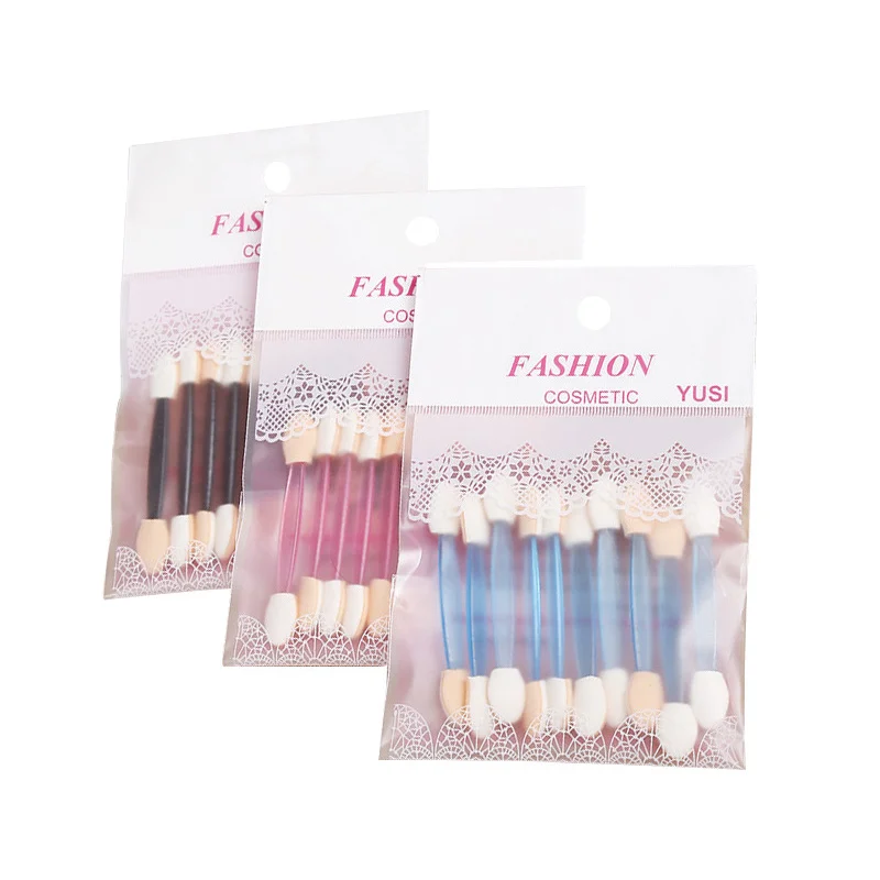 10pcs/set Wholesale Makeup Brush Double-end Eye Shadow Eyeliner Sponge Beauty Cosmetic Tool Eyeshadow TSLM1 | Красота и здоровье