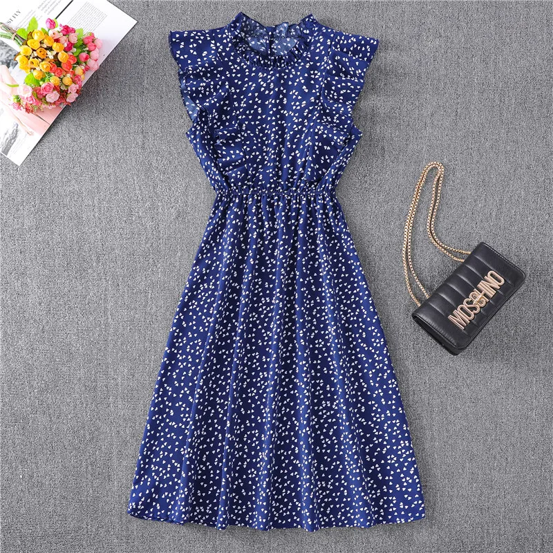 

dresses summer woman 2021 love pattern sleeveless dresses women casual plus size women clothing free shipping