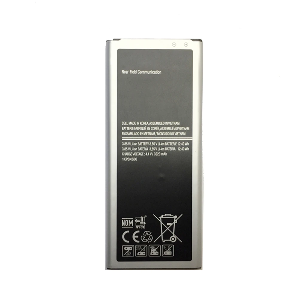 Батарея EB BN910BBE для samsung GALAXY Note 4 N910A N910U N910F N910H 3220 мАч мА/ч. аккумулятор