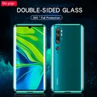 Магнитный металлический чехол для Xiaomi Redmi Note 10 9 9A 9C 9S 8 8T 8A 7 K20 9T Pro Poco X3 NFC, двухсторонний стеклянный чехол 360