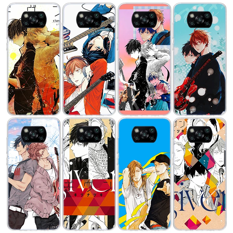 

Anime Given Yaoi Phone Case For Xiaomi Poco X3 NFC M3 F3 F1 Mi Note 10 Pro 9 8 CC9 11 Lite 9T 10T 11T A3 Soft TPU Back Cover